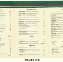 Menu Page