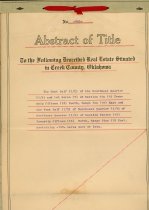 abstract of title