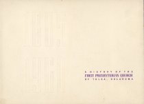 History of the First Presbyterian Church of Tulsa, Oklahoma, 1885-1960