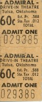 Ticket, Admission