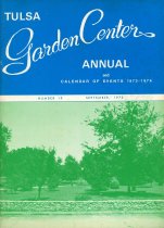 Tulsa Garden Center Annual and Calendar of Events