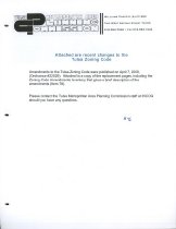 Amendments to the Tulsa Zoning Code