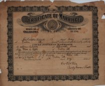 Certificate, Marriage