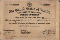 Certificate, Commemorative