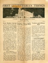 First Presbyterian Tidings
