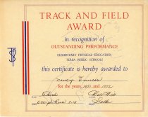 Certificate, Achievement