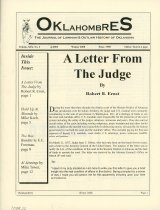 Oklahombres:  The Journal of Lawman & Outlaw History of Oklahoma,
