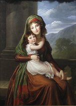 The Countess von Schönfeld with Her Daughter