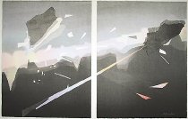 Darkness Into Light (Diptych)