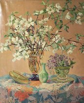 Untitled - Still Life with Dogwood Blossoms