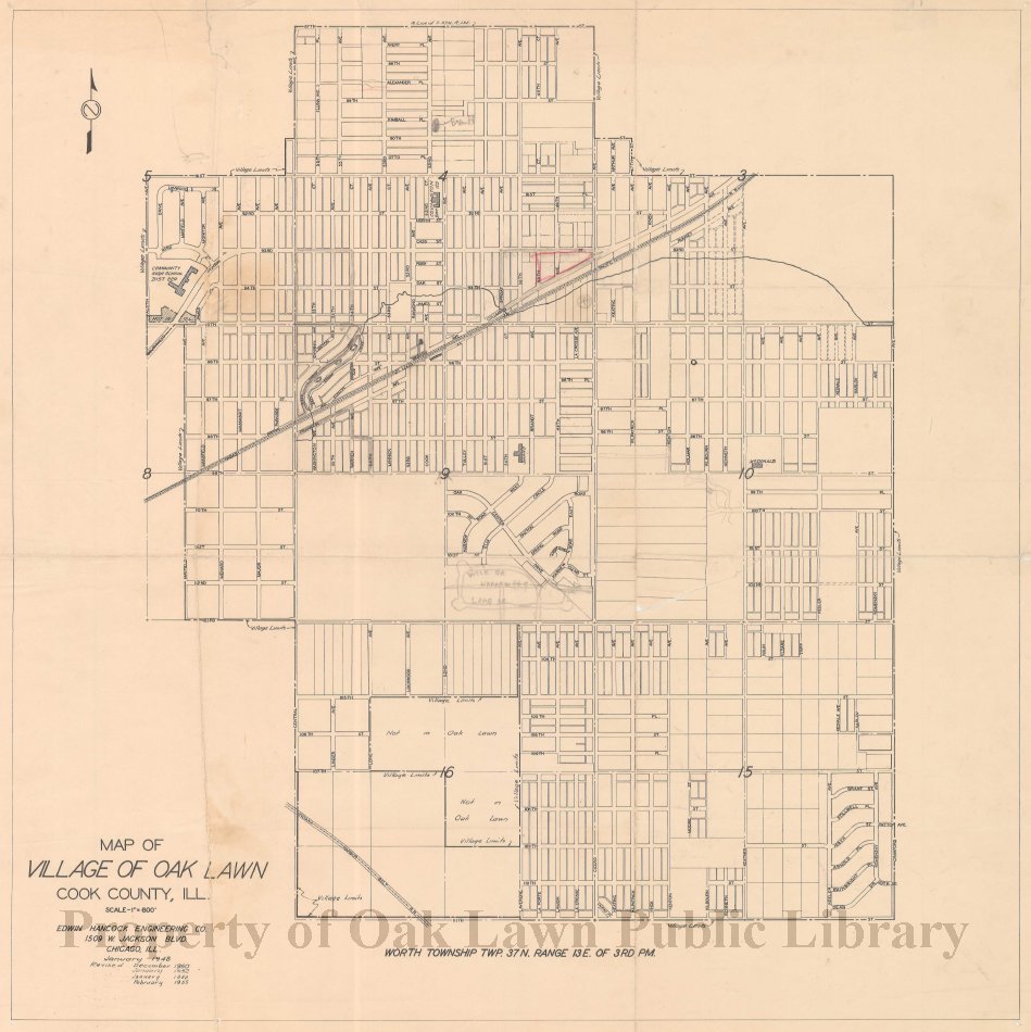 Oak Lawn Zip Code Map Map
