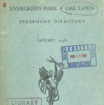 1948 Evergreen Park - Oak Lawn Telephone Directory