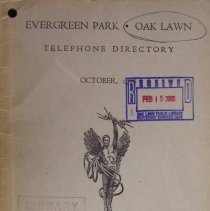 1948 Evergreen Park - Oak Lawn Telephone Directory
