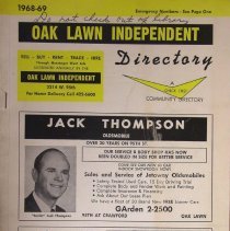 1968 - 1969 Oak Lawn Independent Directory
