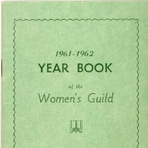 1961-1962 First Congregational Women's Guild Yearbook