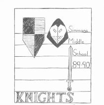 Simmons School Yearbook, 1990, Knights