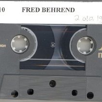 Behrend, Fred - Oral History Interview