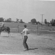 Lee Stahnke Riding a Horse