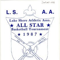 Lake Shore Athletic Association Basketball Tournament Program, 1987