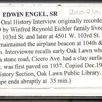 Engel, Edwin Sr. - Oral History Interview