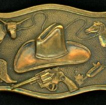 Oak Lawn Round-Up Belt Buckle