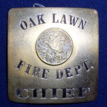Oak Lawn Fire Department Badge