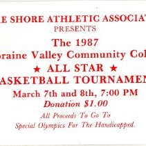 Lake Shore Athletic Association Basketball Tournament Ticket