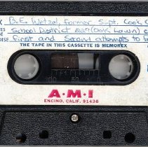 Wetzel, B.E. - Oral History Interview