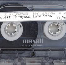 Thompson, Robert - Interview