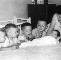 Peggy Nevins and Her Children