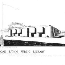 Oak Lawn Public Library Architectural Drawing