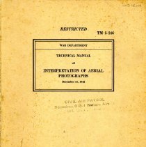 Civil Air Patrol Aerial Photographs Technical Manual