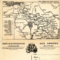 World War I French Correspondence Document