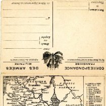 World War I French Correspondence Document