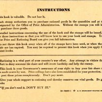 War Ration Book No. 3