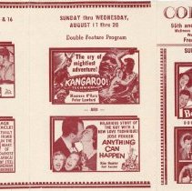 Coral Theater Movie Advertisement