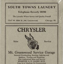 1929 Evergreen Park - Oak Lawn Telephone Directory