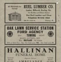 1934 Evergreen Park - Oak Lawn Telephone Directory