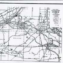 1804 Native American Map of Cook, Dupage and Will County