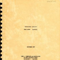 Oak Lawn Parking Survey, 1957