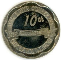 Oak Lawn Coin Club Anniversary Coin