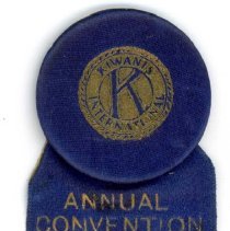 Kiwanis Delegate Ribbon, 1927
