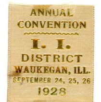 Kiwanis Delegate Ribbon, 1928