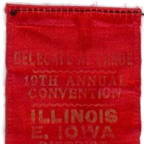 Kiwanis Delegate Ribbon, 1936