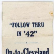 Kiwanis Delegate Ribbon, 1942