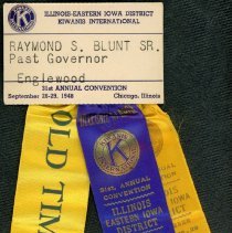 Kiwanis Delegate Ribbon, 1948
