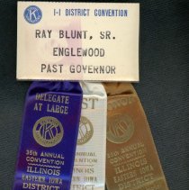 Kiwanis Delegate Ribbon, 1952