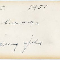 Kiwanis Delegate Ribbon, 1958