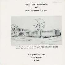 1950 Village Hall Rehabilitation Pamphlet