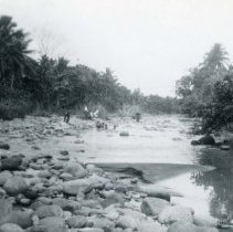 Boulders and River; Philippine Islands; World War 2